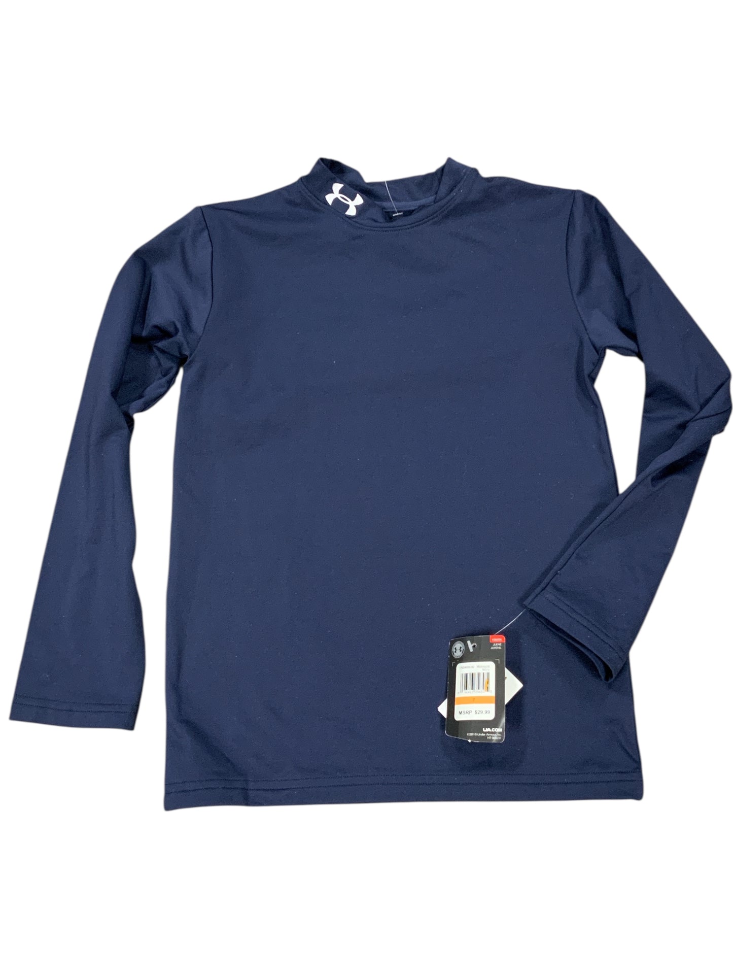 Under Armour (B) Blue Youth Size 7 Boys LSTop