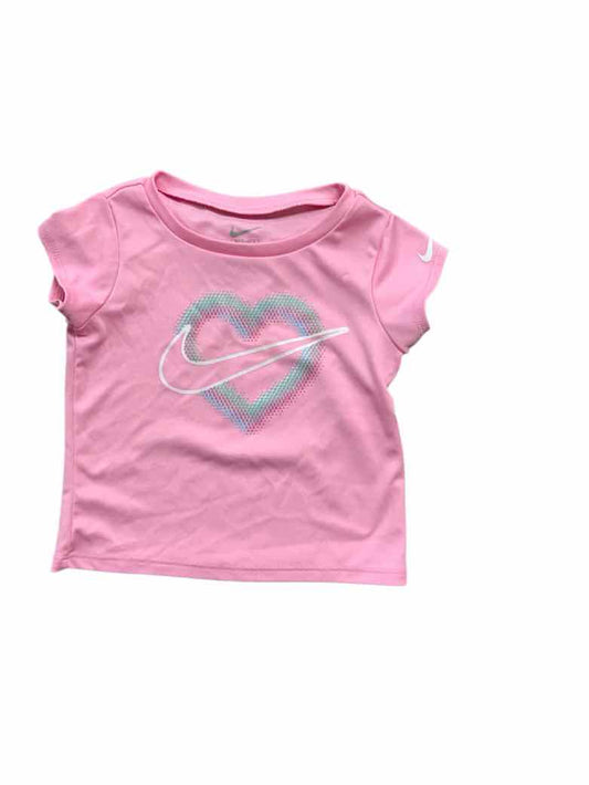 Nike (B) Pink Toddler Size 2T Girls SSTop