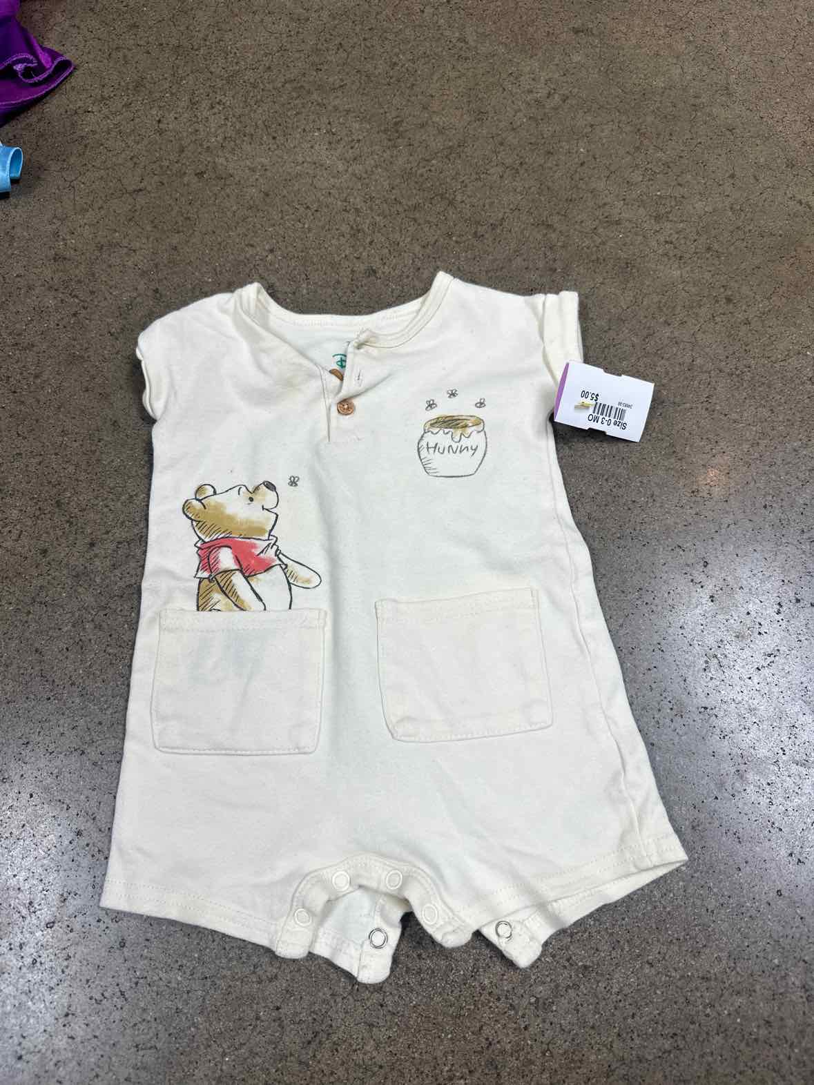 Disney Babies (C) Cream Infant Size 0-3 MO Boys 1PC Casual