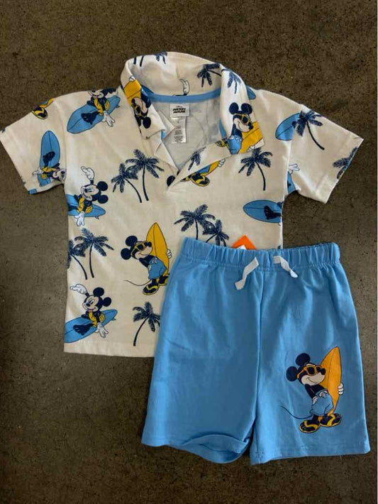 Disney (B) Blue Toddler Size 4 Boys 2PCCasual