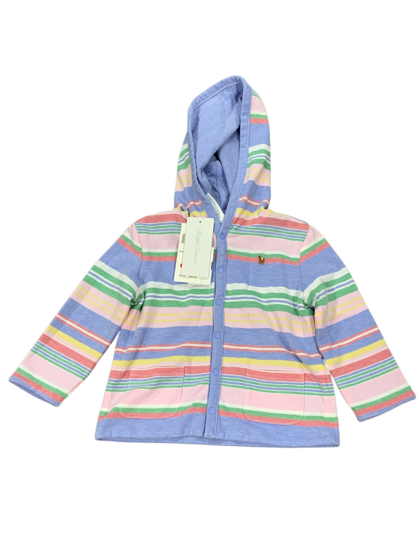 Polo Ralph Lauren (A) Blue Infant Size 18 MO Girls Jacket Light