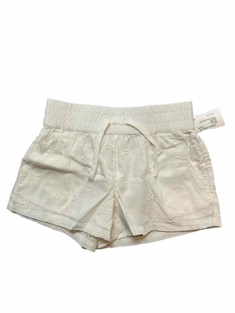 Gap (B) White Youth Size 6 Girls ShortBasic