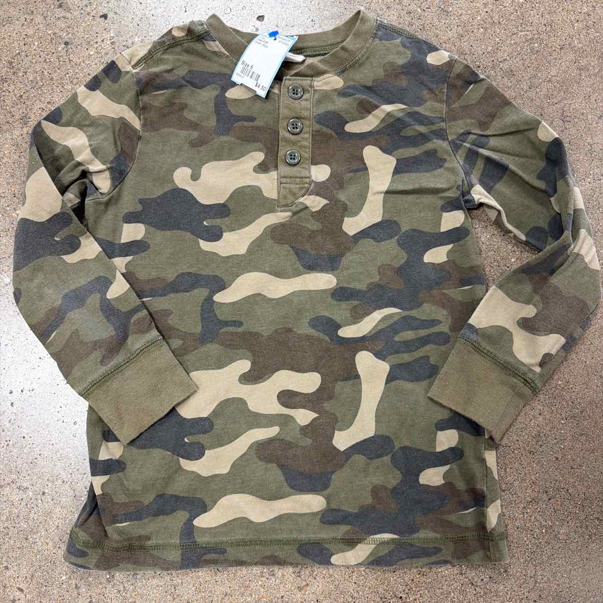 Crazy 8 (D) Green Toddler Size 6 Boys LSTop