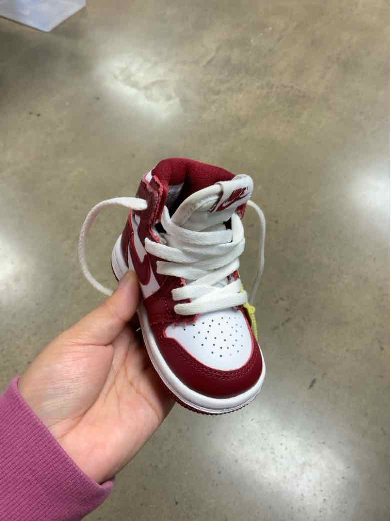 Jordan (B) Red Toddler Shoe Size 4 (Toddler) Boys Casual Shoes