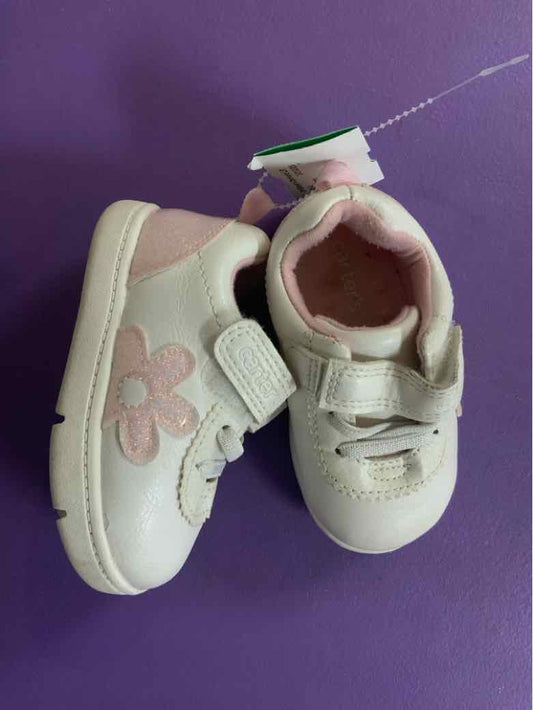 Carters (C) White Toddler Shoe Size 4 (Toddler) Girls Casual Shoes