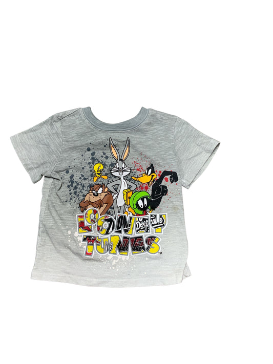 LOONEY TUNES Gray Toddler Size 4T Boys SSTop