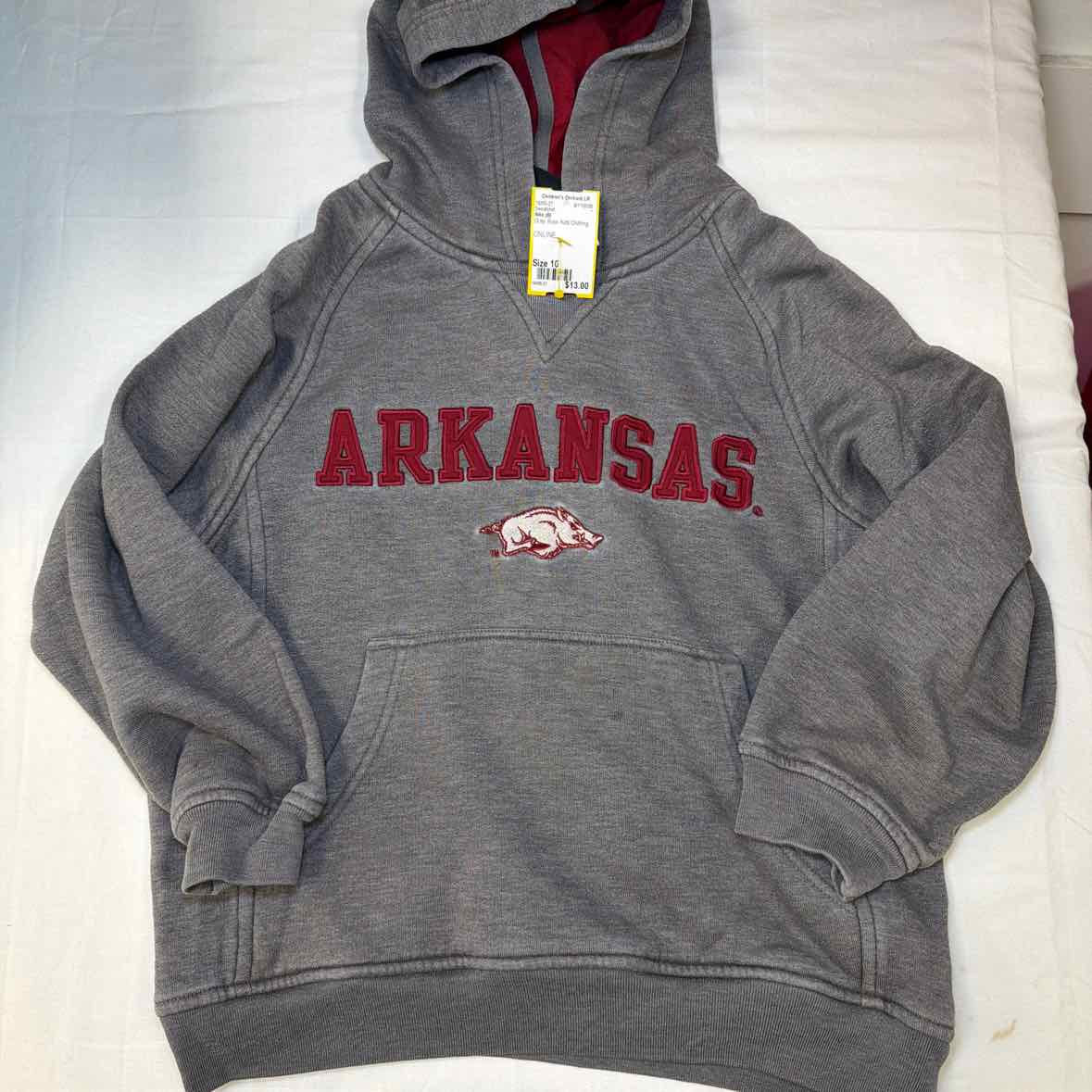 Nike (B) Gray Youth Size 10 Boys Sweatshirt