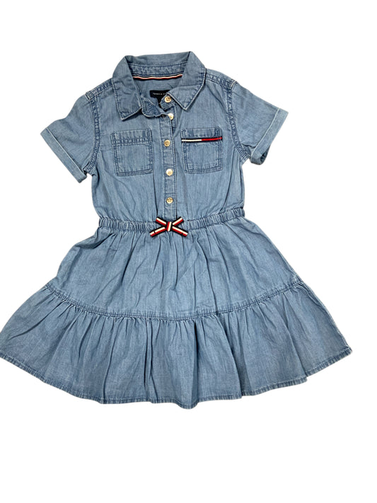 Tommy Hilfiger (B) Blue Toddler Size 4 Girls CasualDress