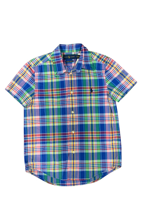 Ralph Lauren (A) Blue Youth Size 7 Boys ButtondownSS