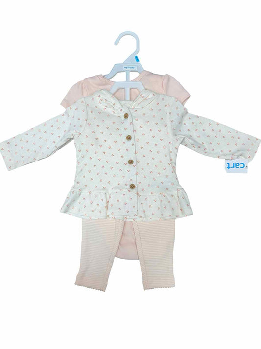 Carters (C) Pink Infant Size 6 MO Girls 3PC Casual