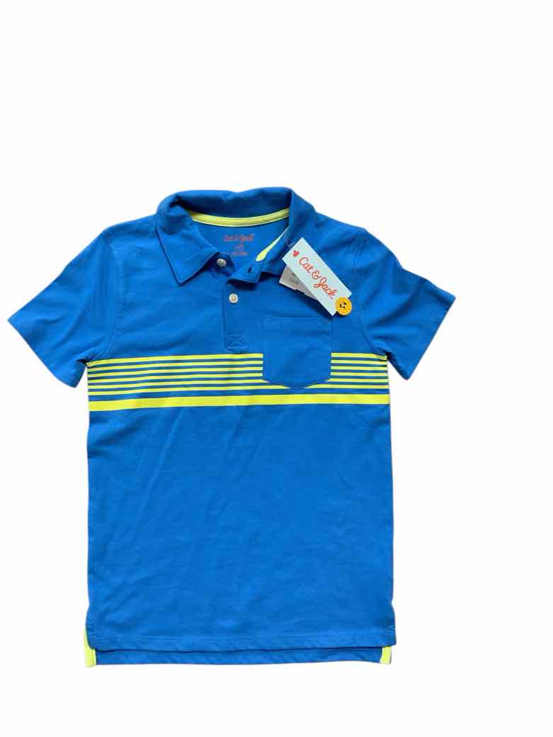 Cat and Jack (D) Blue Youth Size 7 Boys SSTop