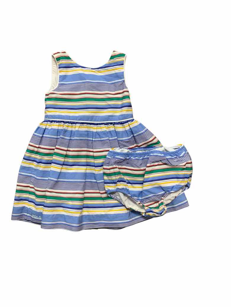 Ralph Lauren (A) Blue Infant Size 18 MO Girls 2PC Casual