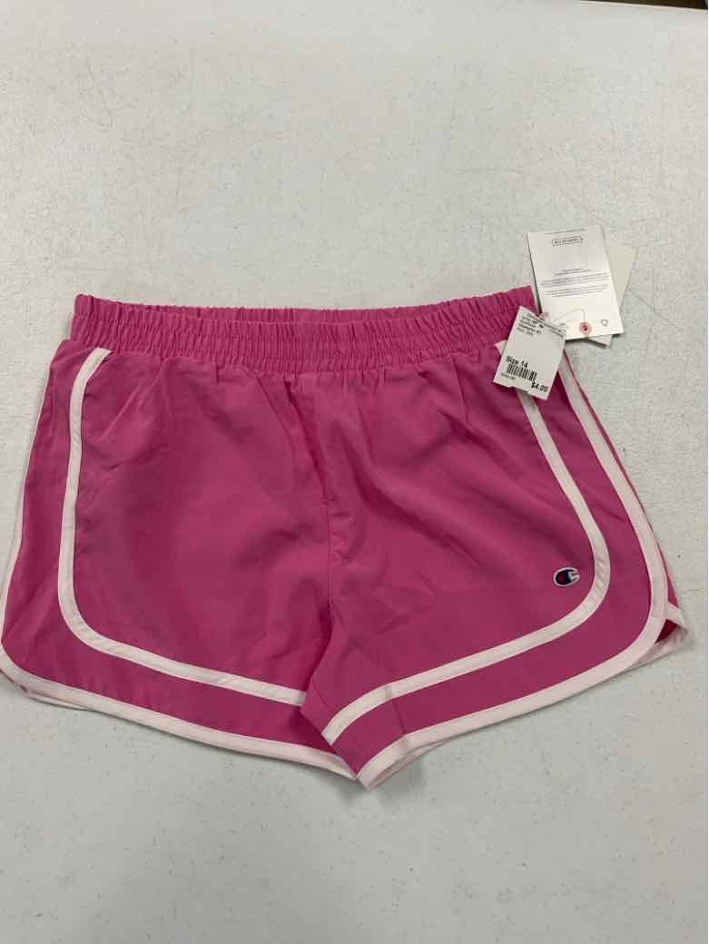 Champion (C) Pink Youth Size 14 Girls ShortBasic