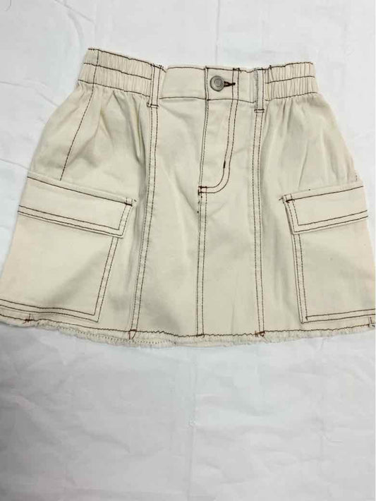 no comment White Youth Size 8 Girls SkirtCasual
