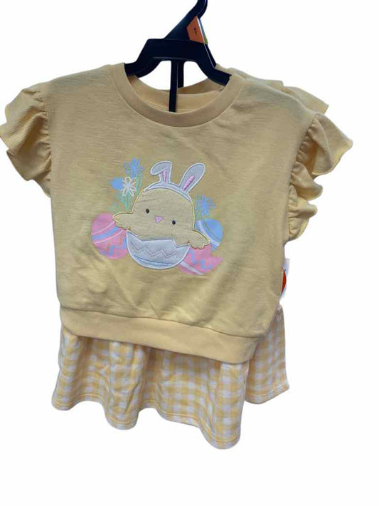 Wonder Nation (E) Yellow Toddler Size 4 Girls 2PCCasual