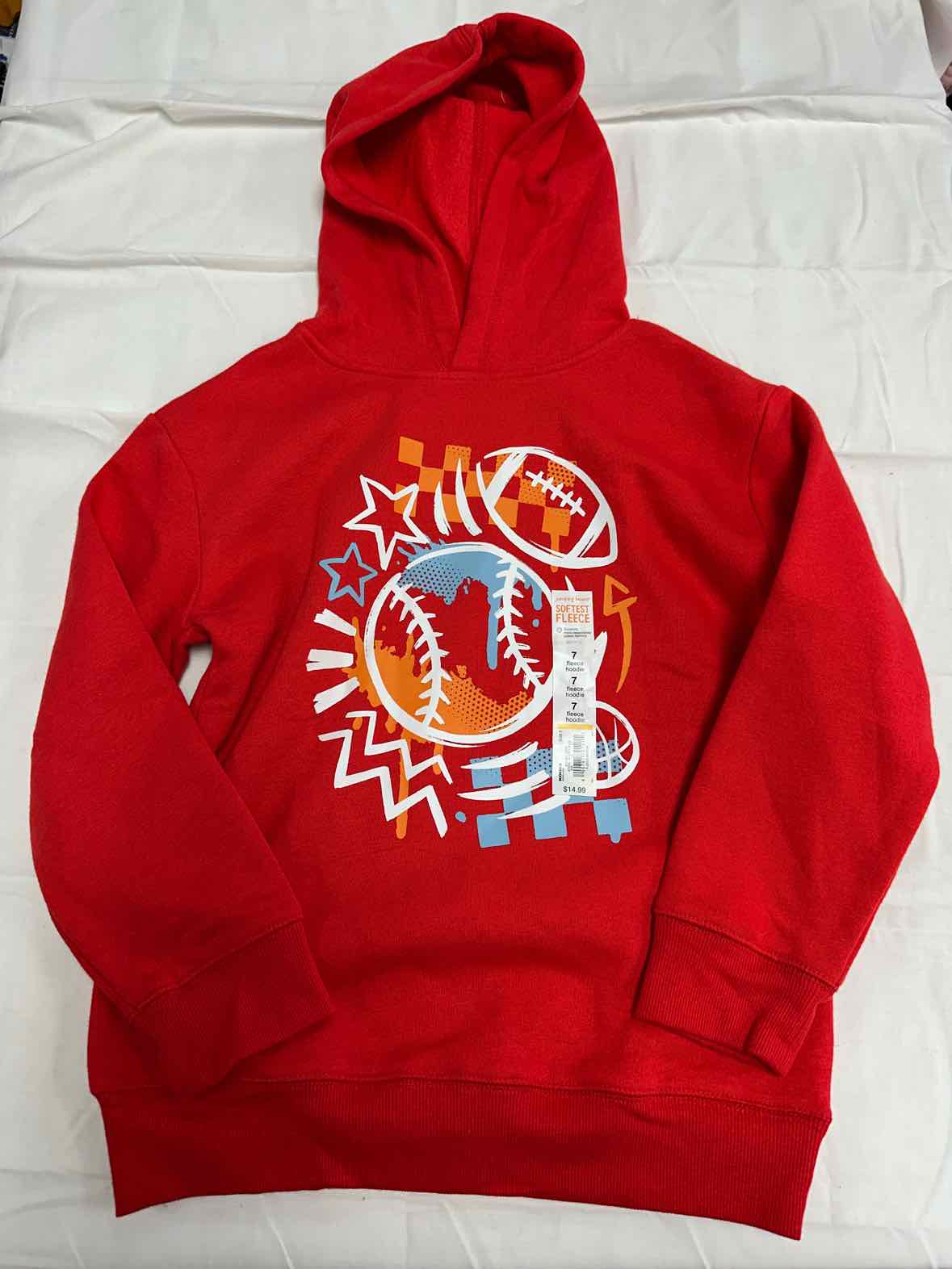 Jumping Beans (D) Red Youth Size 7 Boys Sweatshirt