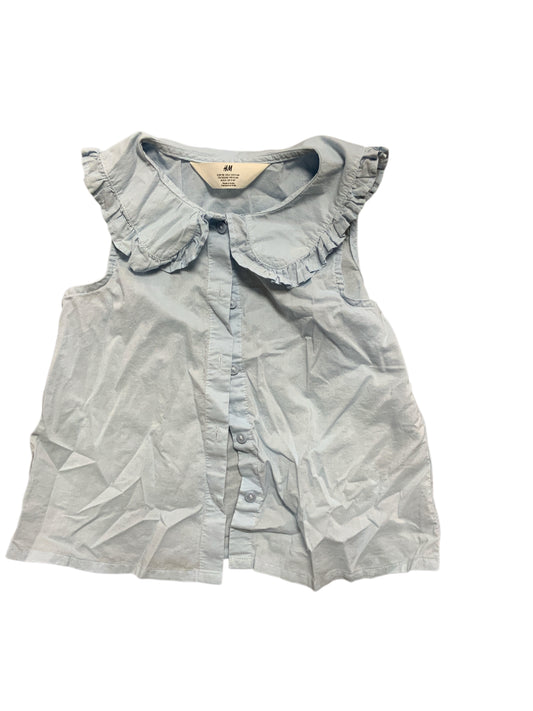 H & M (D) Blue Youth Size 6 TankTop