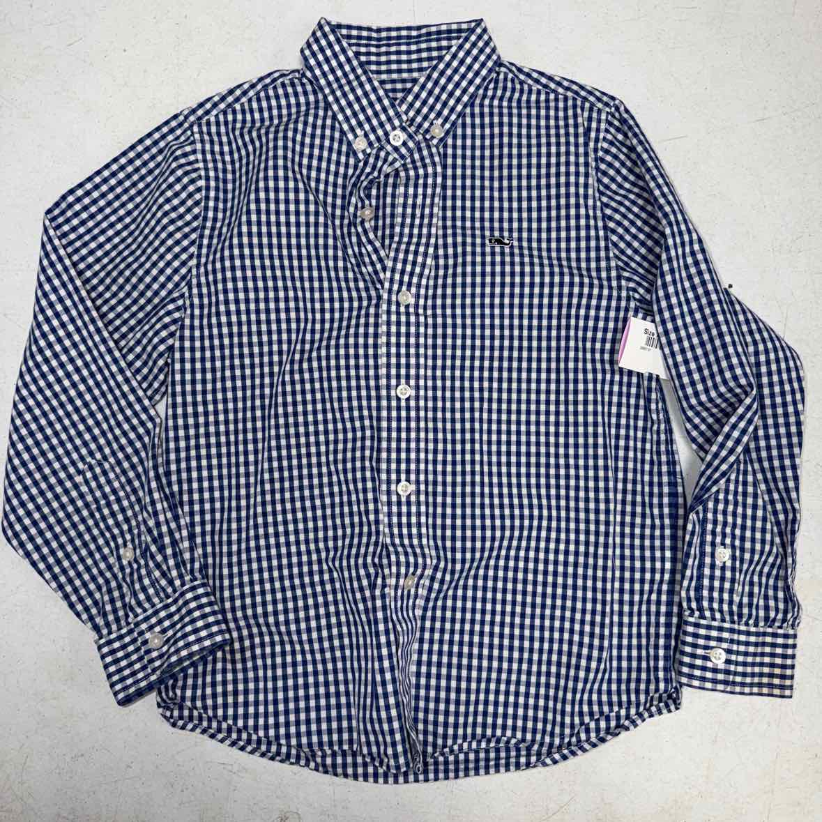 Vineyard Vines (A) Blue Youth Size 7 Boys ButtondownLS