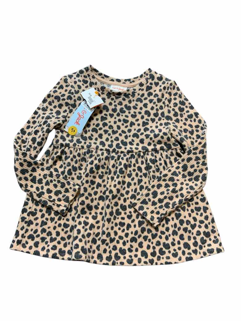 Cat and Jack (D) Brown Toddler Size 5 Girls LSTop