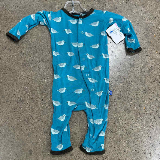Kickee Pants (B) Blue Infant Size 3 MO Boys 1PCSleepwear