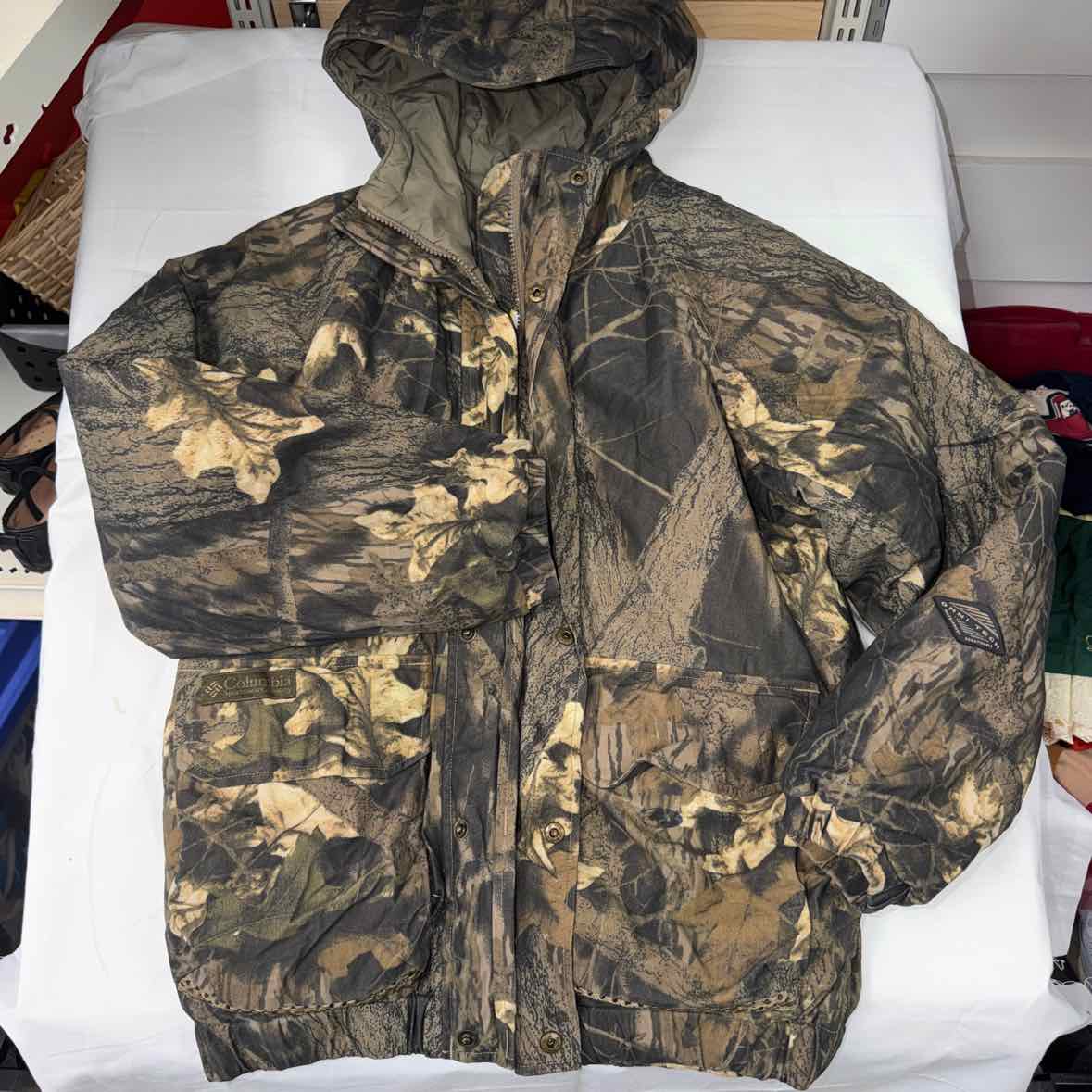 Columbia - Clothing (B) Green Youth Size 14 Boys Jacket Heavy