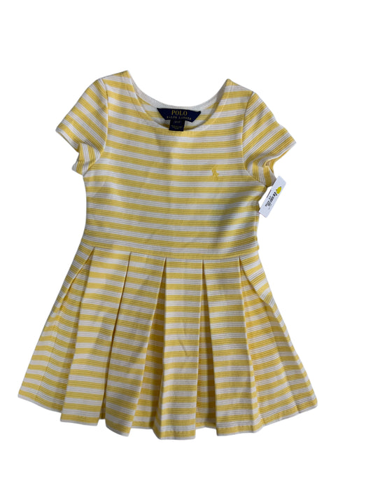 Polo Ralph Lauren (A) Yellow Toddler Size 3T Girls CasualDress