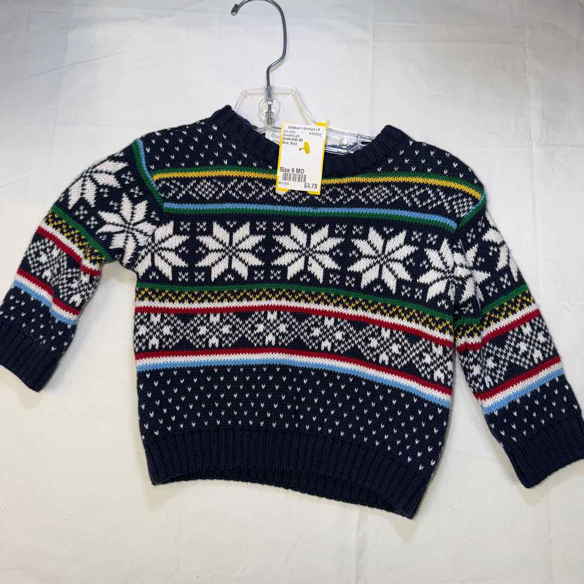 Koala Kids (D) Blue Infant Size 9 MO Boys SweaterLight