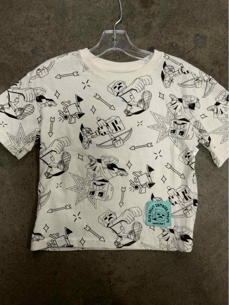 Minecraft White Toddler Size 5 Boys SSTop