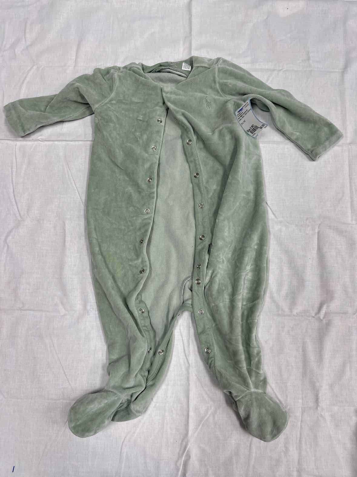 Polo Ralph Lauren (A) Green Infant Size 9 MO Boys 1PCSleepwear