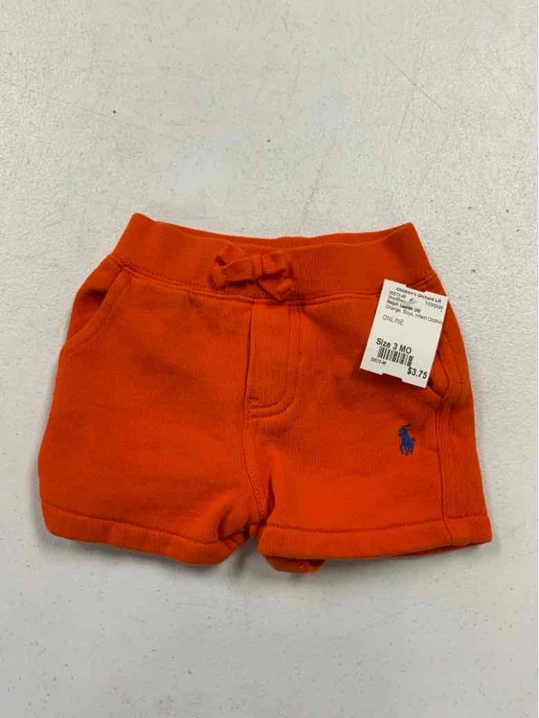 Ralph Lauren (A) Orange Infant Size 3 MO Boys ShortBasic