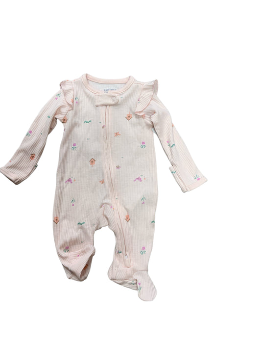 Carters (C) Pink Infant Size NB Girls 1PCSleepwear