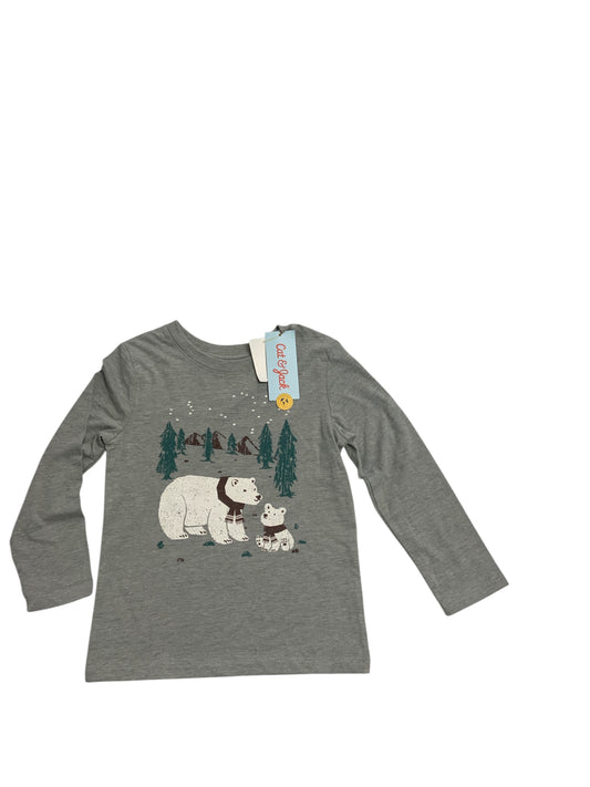 Cat and Jack (D) Gray Toddler Size 4T Boys LSTop