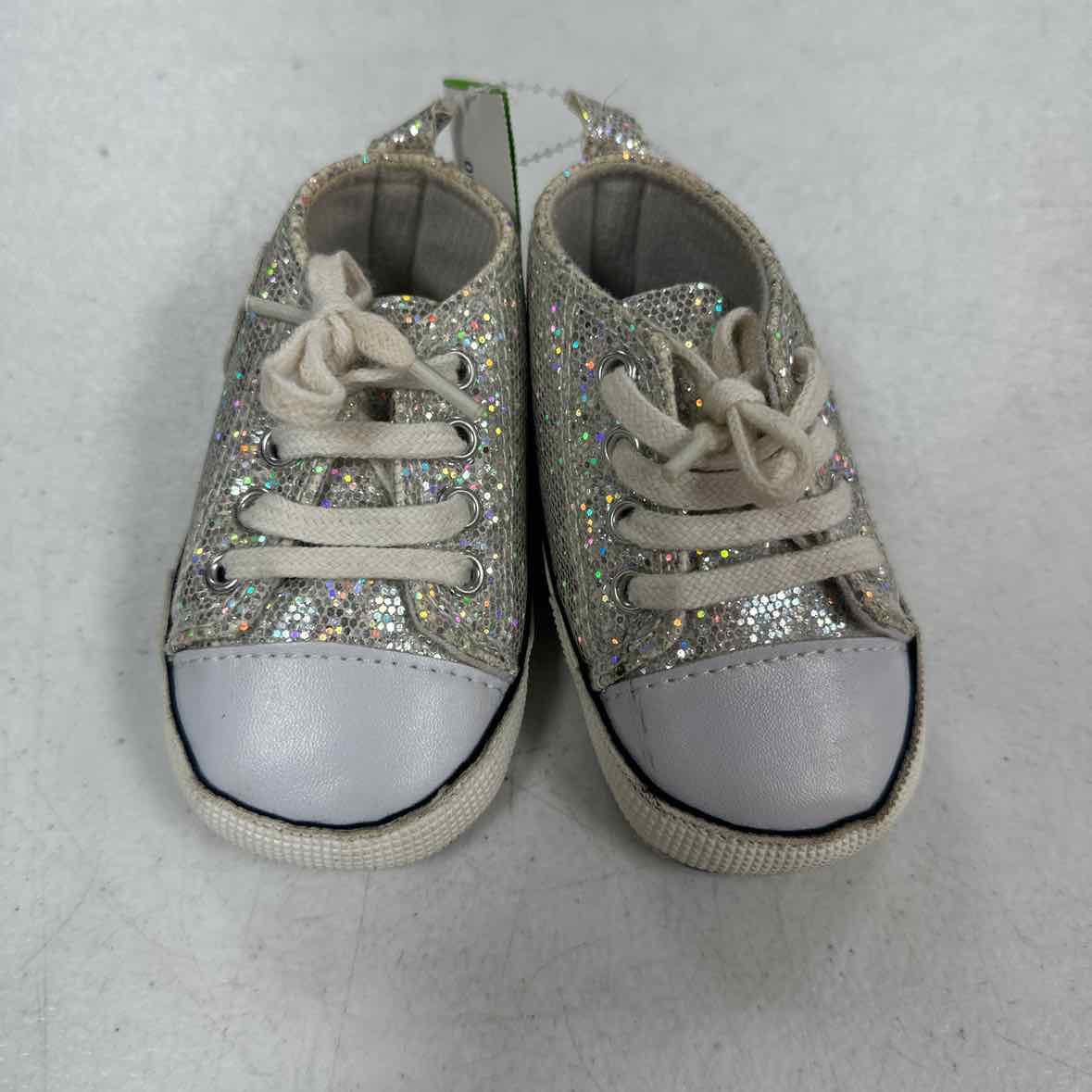 no  brand Gray Infant Shoe Size 2 (Infant) Girls Casual Shoes