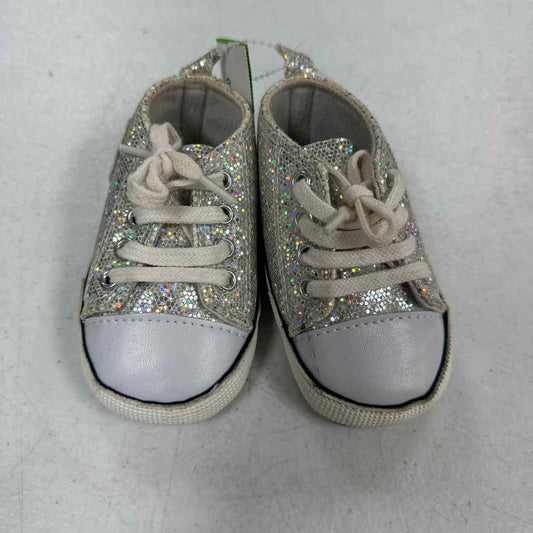 no  brand Gray Infant Shoe Size 2 (Infant) Girls Casual Shoes