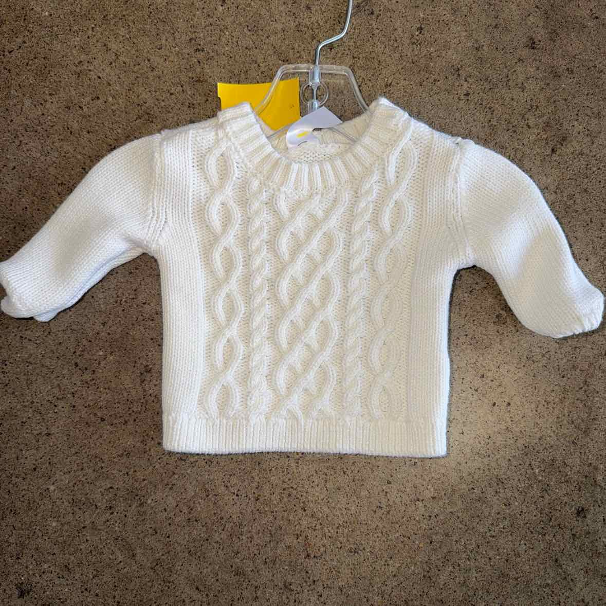 Carters (C) White Infant Size NB Girls Sweatshirt