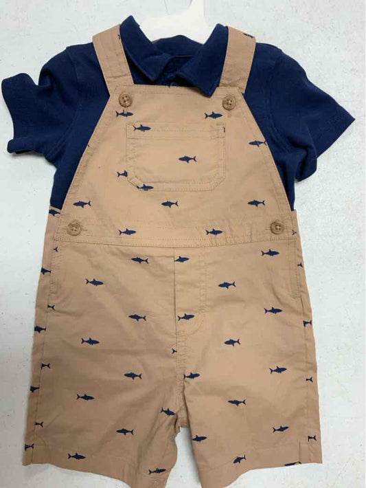Carters (C) Navy Infant Size 12 MO Boys 2PC Casual