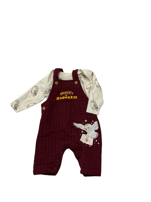 harry potter Burgundy Infant Size 3 MO Girls 2PC Casual