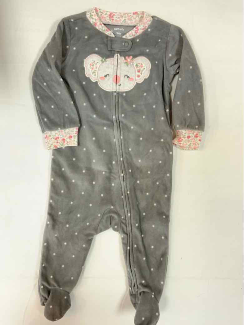 Carters (C) Gray Infant Size 9 MO Girls 1PCSleepwear