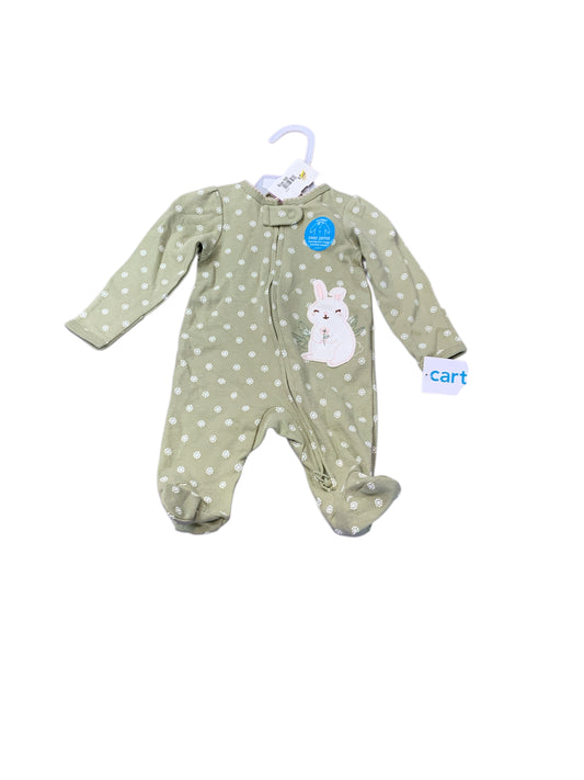 Carters (C) Olive Infant Size NB Girls 1PCSleepwear