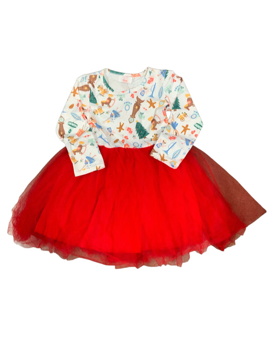 mila & rose Red Toddler Size 5-6 Girls CasualDress