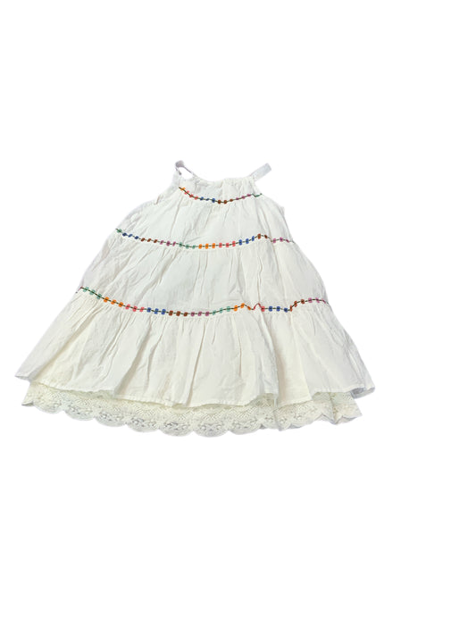 Matilda Jane (AA) White Toddler Size 4 Girls CasualDress