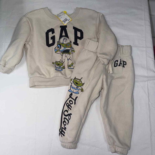Baby Gap (B) Cream Infant Size 24 MO Boys 2PC Casual