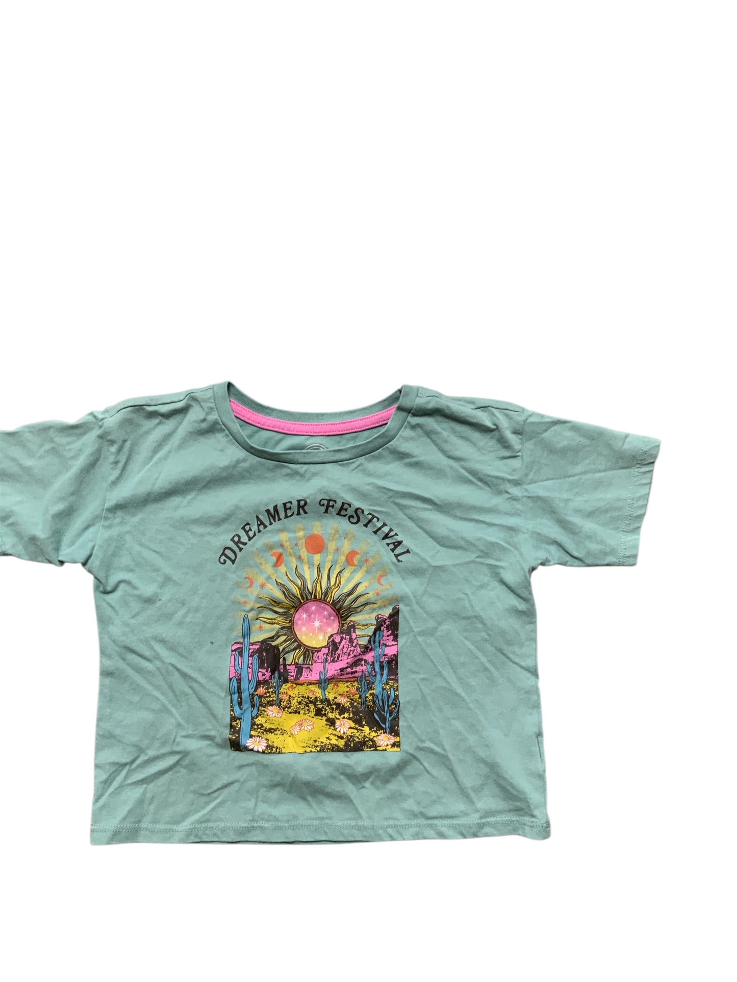 Wonder Nation (E) Green Youth Size 6X SSTop