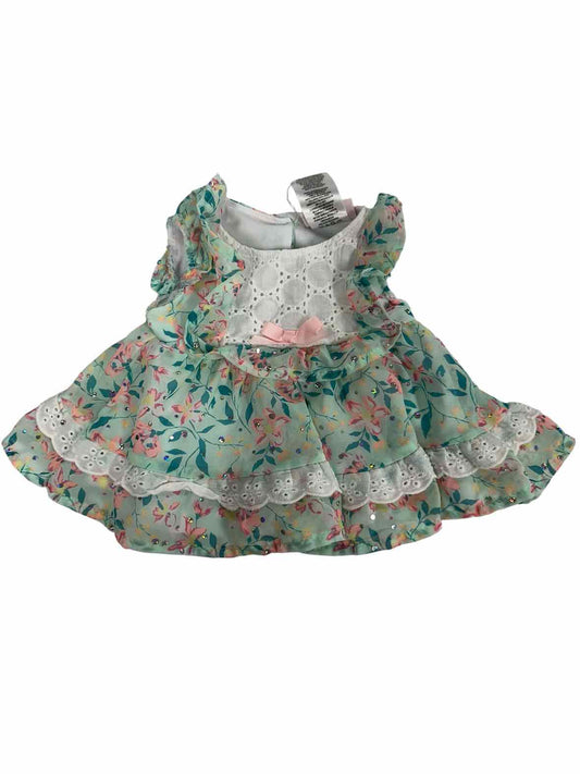 Little Lass (D) Blue Infant Size 3 MO Girls SSTop