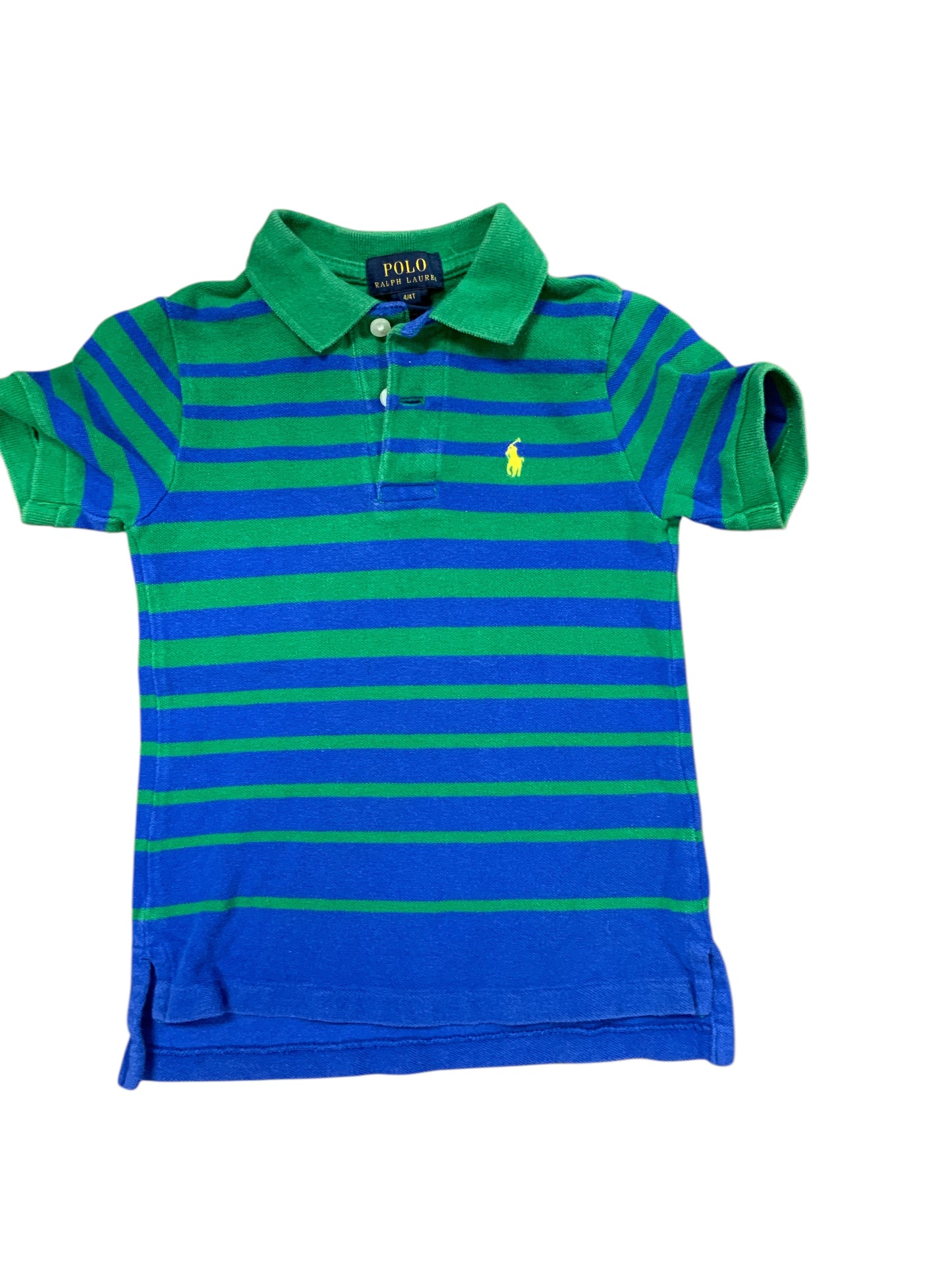Polo Ralph Lauren (A) Green Toddler Size 4T Boys SSTop