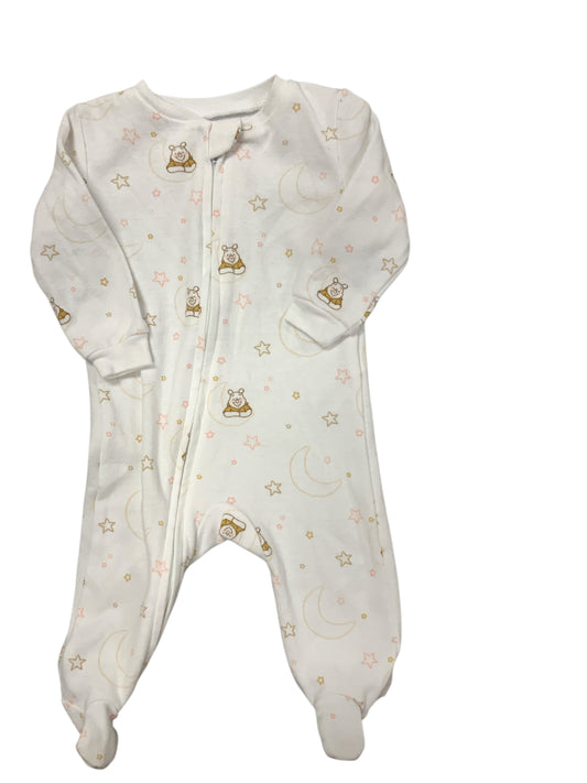 Disney Babies (C) White Infant Size 0-3 MO Girls 1PCSleepwear