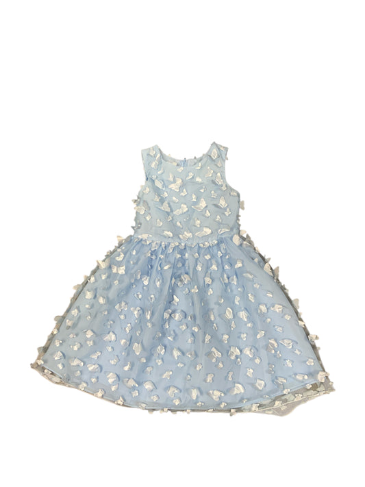 Rare Editions (B) Blue Youth Size 8 Girls CasualDress
