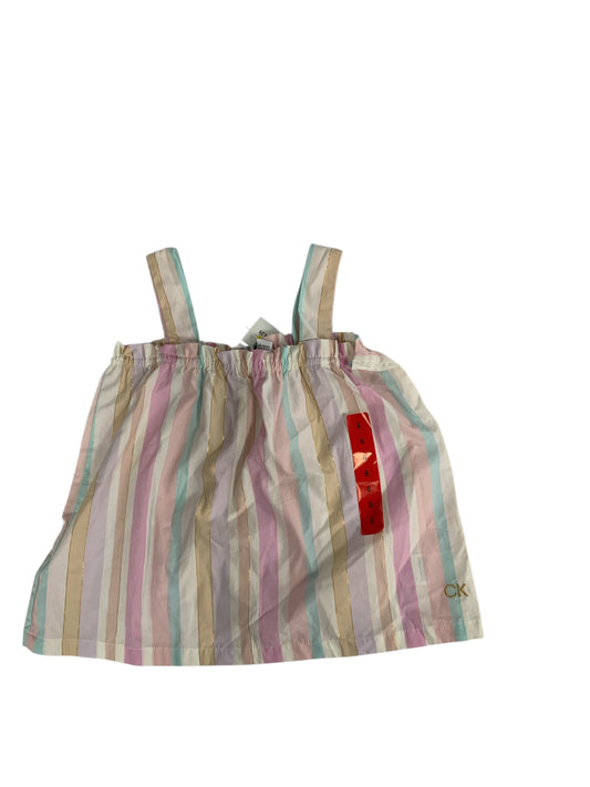 Calvin Klein (B) Pink Youth Size 6 Girls TankTop