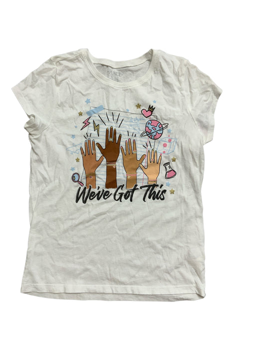 Children's Place (D) White Youth Size 12 SSTop