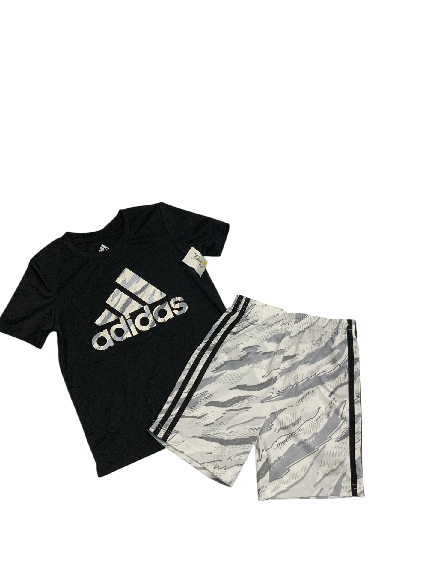 Adidas (B) Black Toddler Size 5 Boys 2PCAthleticShortSuit